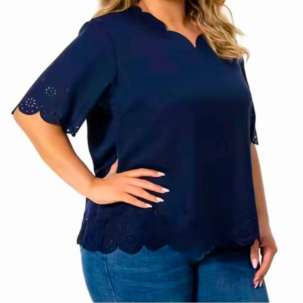 Navy blue top